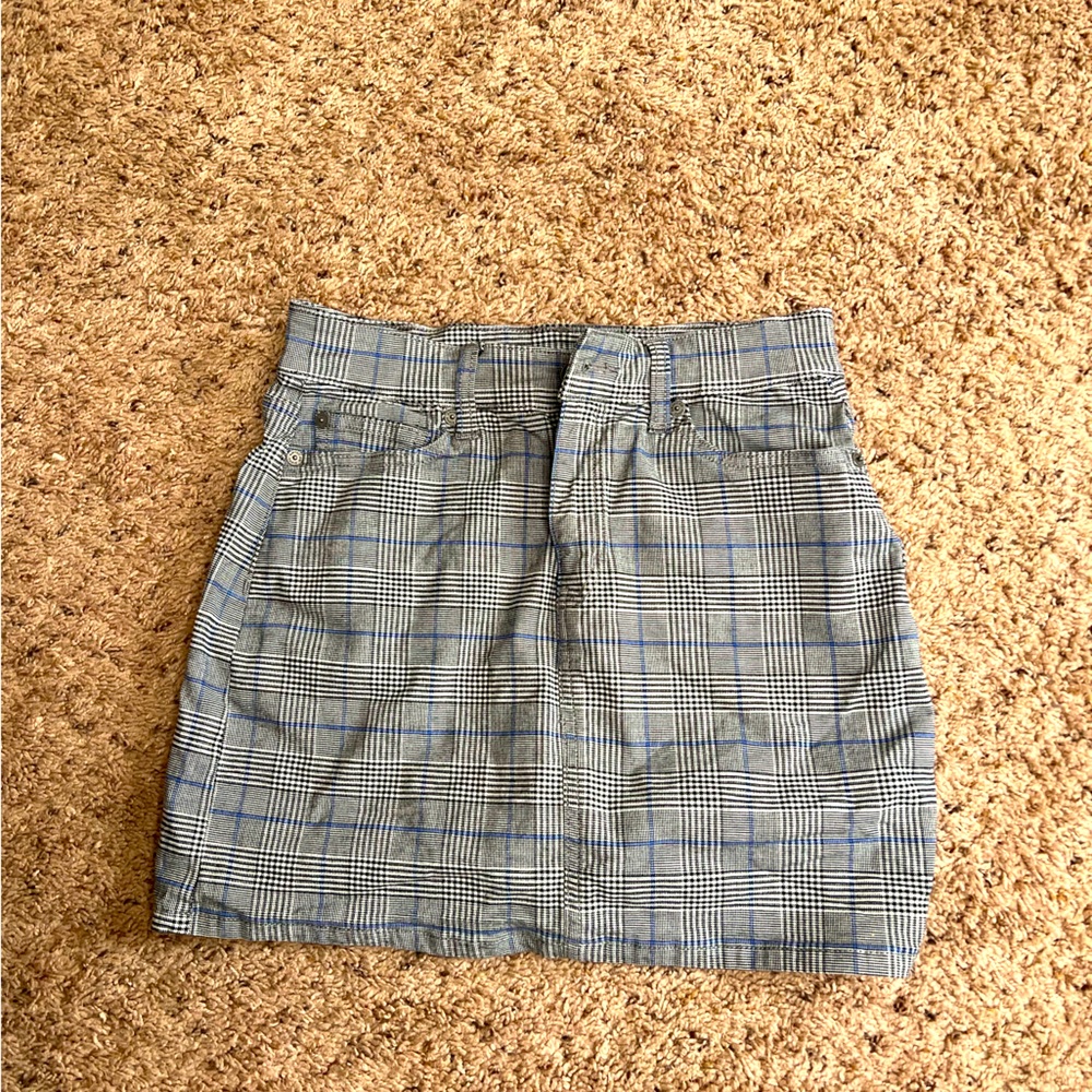 American Eagle Plaid Super stretch High rise Size 0 mini skirt